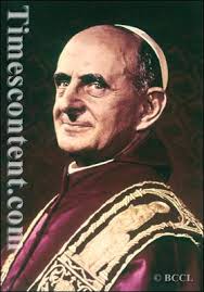 File picture (1964) of Pope Paul VI Giovanni Battista Enrico Antonio Maria Montini, - Giovanni-Battista-Enrico-Antonio-Maria-Montini-Pope-Paul-VI