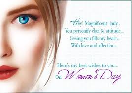 Happy women&#39;s day slogan, quotes in english, safe girl child ... via Relatably.com