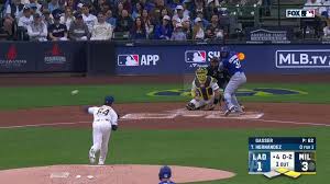Teoscar Hernández Crushes Three-Run Homer, Giving Dodgers the Lead