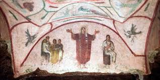 Image result for catacomb of priscilla ap art history