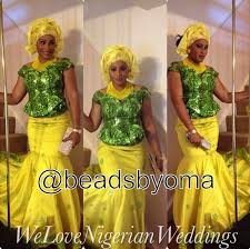 Image result for green asoebi