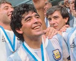 Diego Maradona, joueur de football argentin