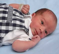 He weighed 7 pounds, 5 ounces and was 22 inches long. He is the son of Ryan and Jillian Pitcher, of Mexico. - Baby-Alexander-John-Stanly-Pitcher-300x271