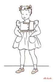 Résultat de recherche d'images pour "Redwork embroidery girls dress up"