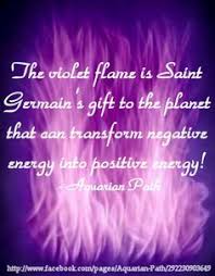 The Violet Flame on Pinterest | Violets, Ascended Masters and ... via Relatably.com