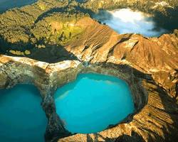 Gambar Danau Kelimutu, Flores