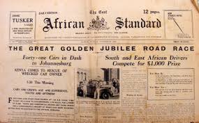 Image result for images of the east african newspaper