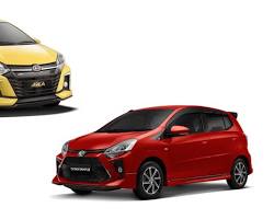 Gambar Daihatsu Ayla dan Toyota Agya