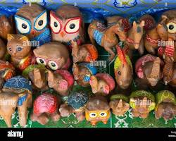 Image of Artisans crafting wooden toys in Cambodia