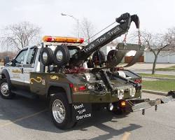 تصویر chain tow truck