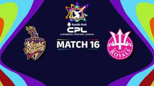 Trinbago Knight Riders vs Barbados Royals, 16th Match, Aug 30, Caribbean Premier League 2025 | Cricbuzz.com