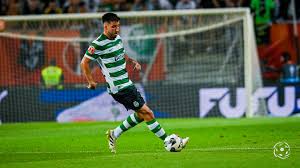 Depois de tanto remate, finalmente o golo: Gonçalo Inácio faz o 1-0 para o Sporting contra o Bodo/Glimt