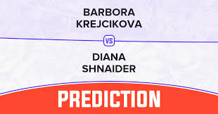 Barbora Krejcikova vs Diana Shnaider Prediction - Australian Open 2026