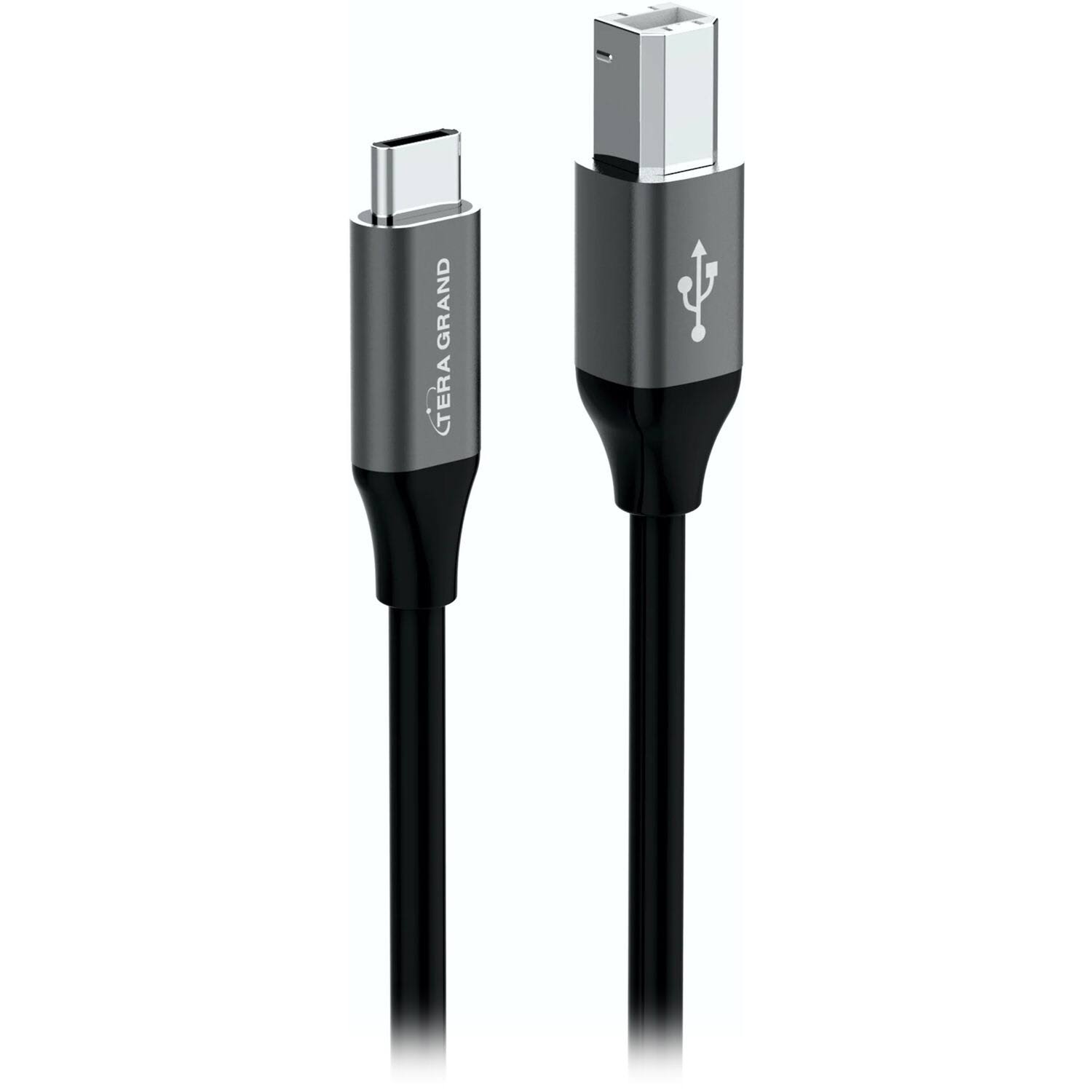 Tera Grand USB 2.0 USB-C to USB-B Midi and Printer Cable