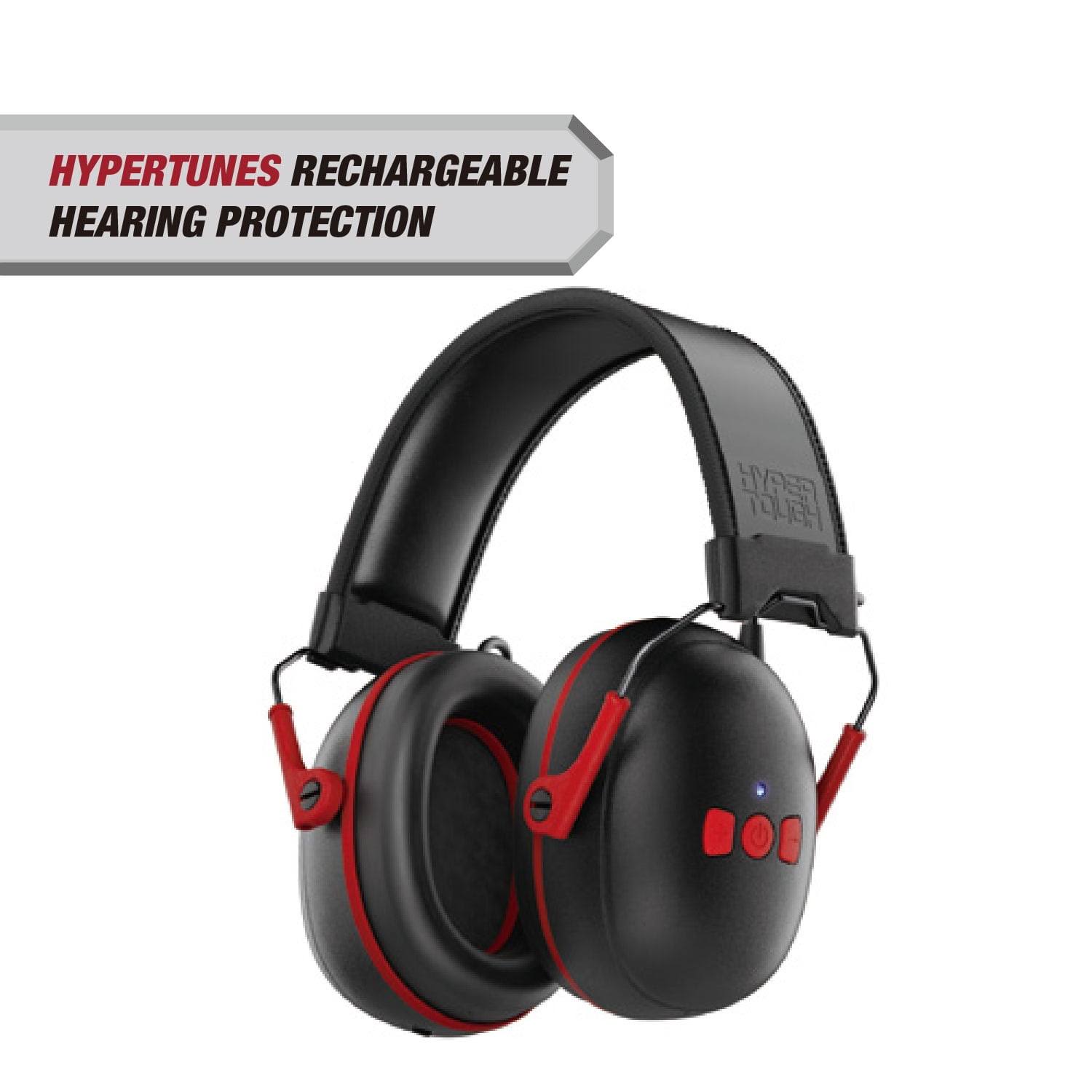 Hyper Tough Hypertunes Bluetooth Rechargable Lithium-Ion Headphones