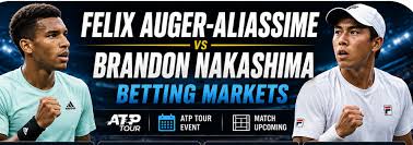 2026 French Open Betting Markets, Payout Odds: Felix Auger-Aliassime v Brandon Nakashima