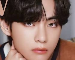 Image of Kim Taehyung, most handsome man in the world