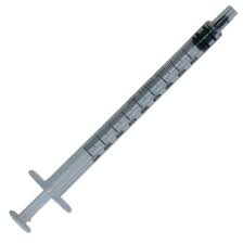 Seringues 3 pièces à tuberculine 1 ml | sans aiguille (Boite ...