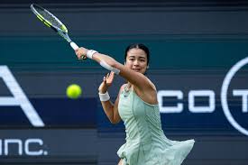 Alexandra Eala in action
