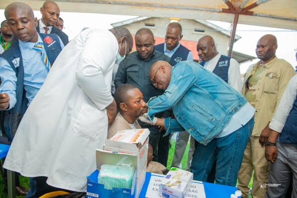 Congo begins Ebola vaccinations to fight country's worst outbreak on record; health minister says Ervebo vaccine prioritized for frontline workers