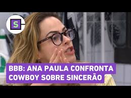 'Deveria ter vergonha de falar que é feminista', diz Cowboy para Ana Paula