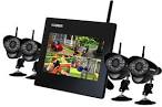 Wireless home security camera system mit Monitor
