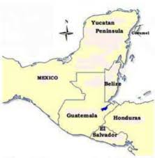 Resultado de imagen para ubicacion geografica de los mayas