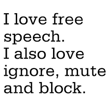 ignore mute block | deborah tindle via Relatably.com