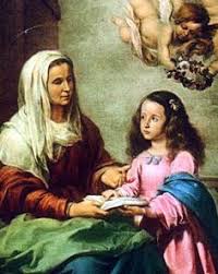 Image result for St. Anne and Mary