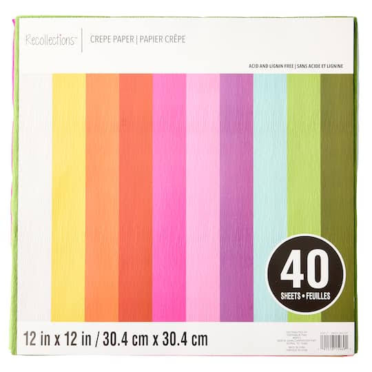Fiesta 12" x 12" Crepe Paper Recollections