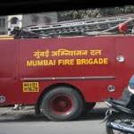 Major fire scrap market Mumbai,