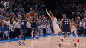 Bones Hyland's 3-pointer puts Wolves ahead