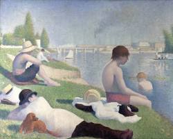 Εικόνα Κολυμβητές στην Asnières by Georges Seurat