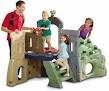 Step Naturally Playful Clubhouse Climber Ensemble Sears