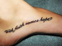 Foot Quote Tattoos on Pinterest | Small Quote Tattoos, Rib Quote ... via Relatably.com