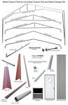 Metal carport parts