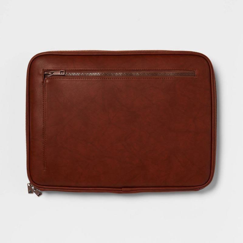 Threshold Faux Leather Laptop Bag Case