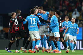  intense rivalry between Napoli vs Milan in Serie A