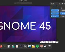 Imagen de GNOME 45 desktop