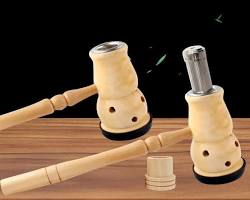 Gambar Alat pembakar moxibustion dan moxa