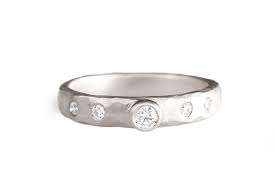 Silver Ona Carved Diamond Ring – Andrea Bonelli