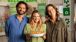 Drew Barrymore Promotes Sustainable Living with Comedy Duo on Earth Day