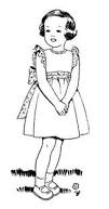 Résultat de recherche d'images pour "Redwork embroidery girls dress up"