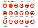 Liste complte des signaux routiers - Maison de la scurit routire