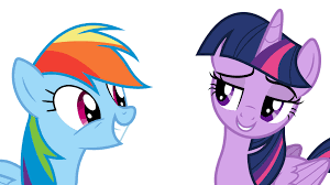 Kuvahaun tulos haulle mlp twilight x rainbow dash