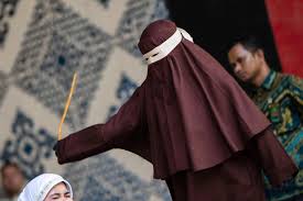 Indonesian couple publicly caned for kissing on TikTok livestream