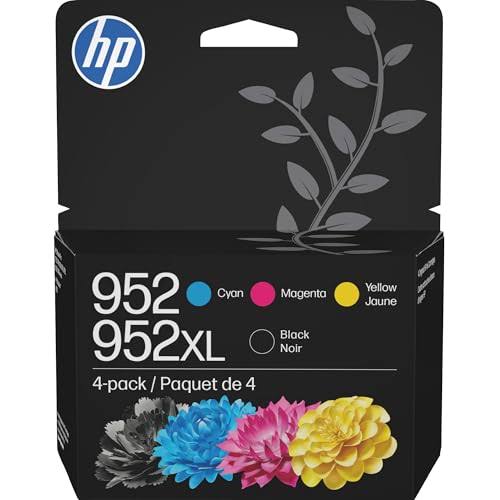 HP 952XL Black/952 Cyan Magenta Yellow High-Yield Ink Cartridges