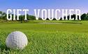 Golf gift vouchers