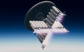 Launching a giant heat shield for my low solar space station : r/KerbalSpaceProgram