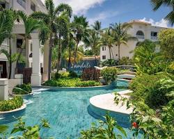Sandals Barbados lazy river, AI generated